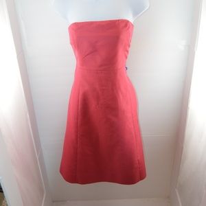 J. Crew Vintage Pink Strapless Dress